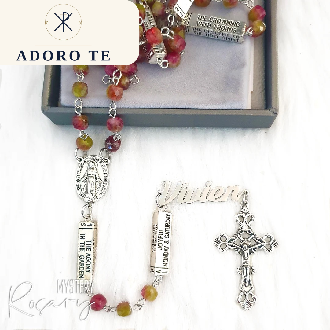Quartz Gemstone Mystery Rosary