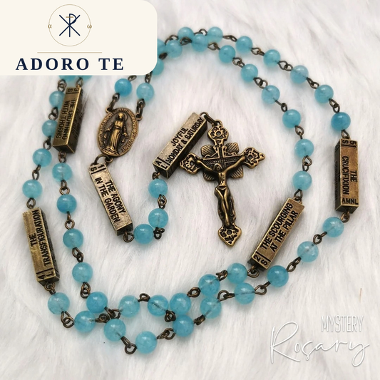Aquamarine Mystery Rosary
