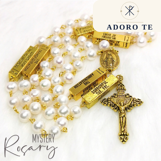 Freshwater Pearl Mystery Rosary