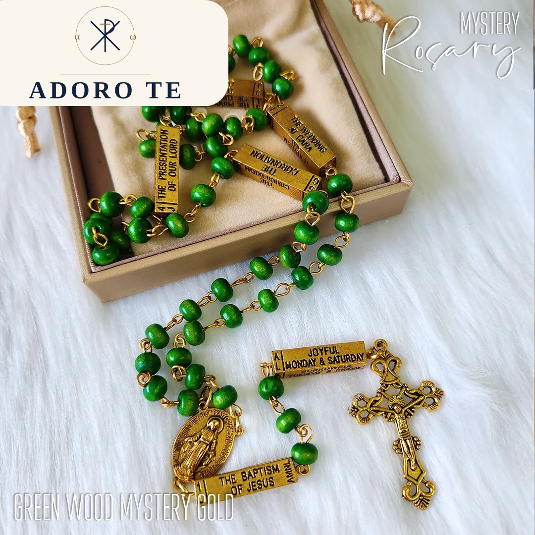 Green Wood Mystery Rosary