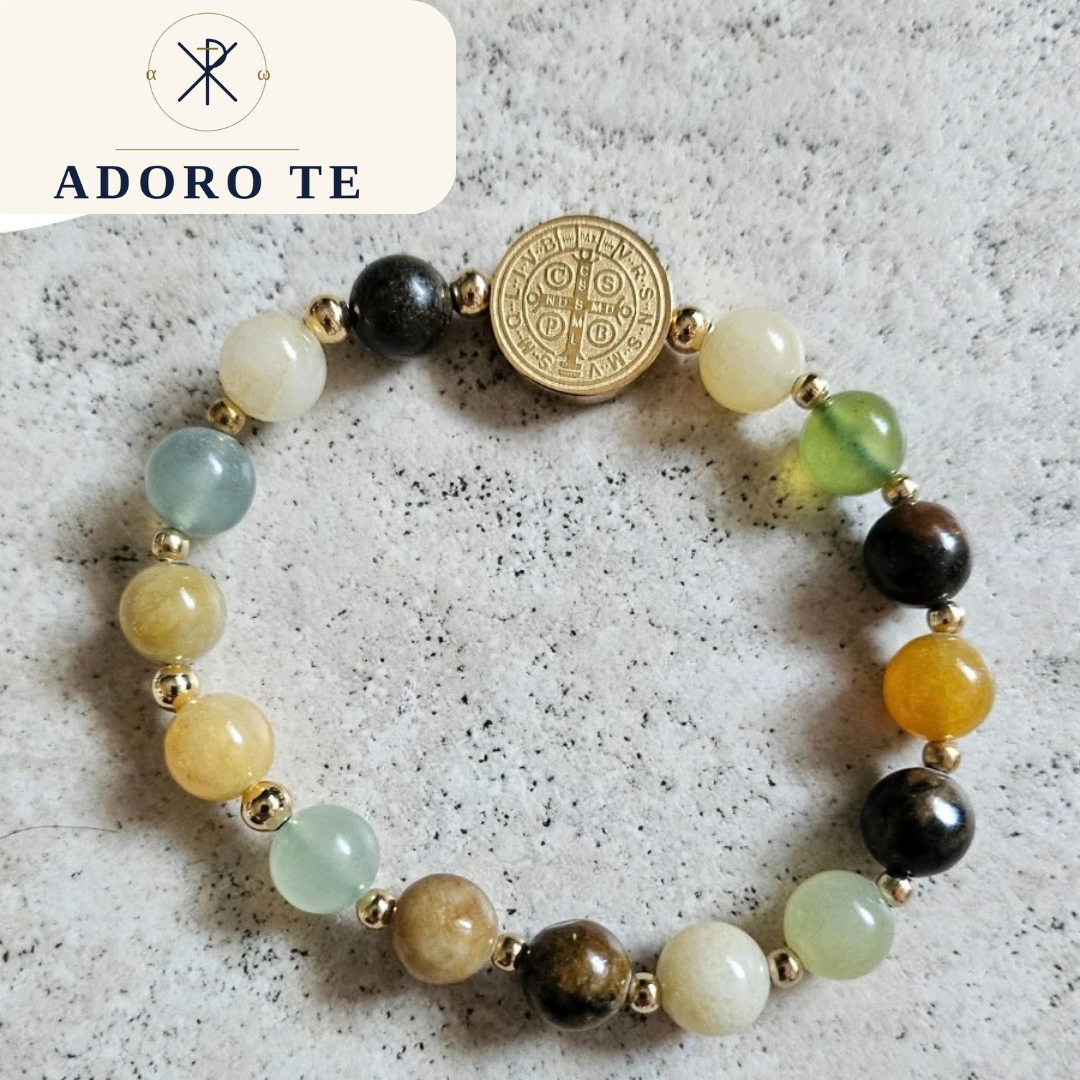 Jade Stone Stretch Bracelet