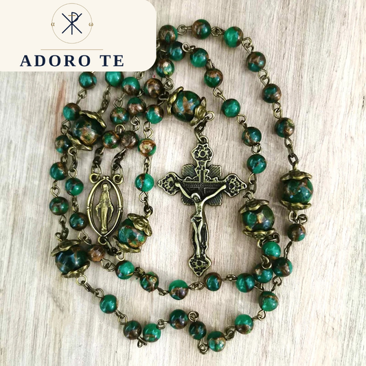 Jasper Emerald Rosary