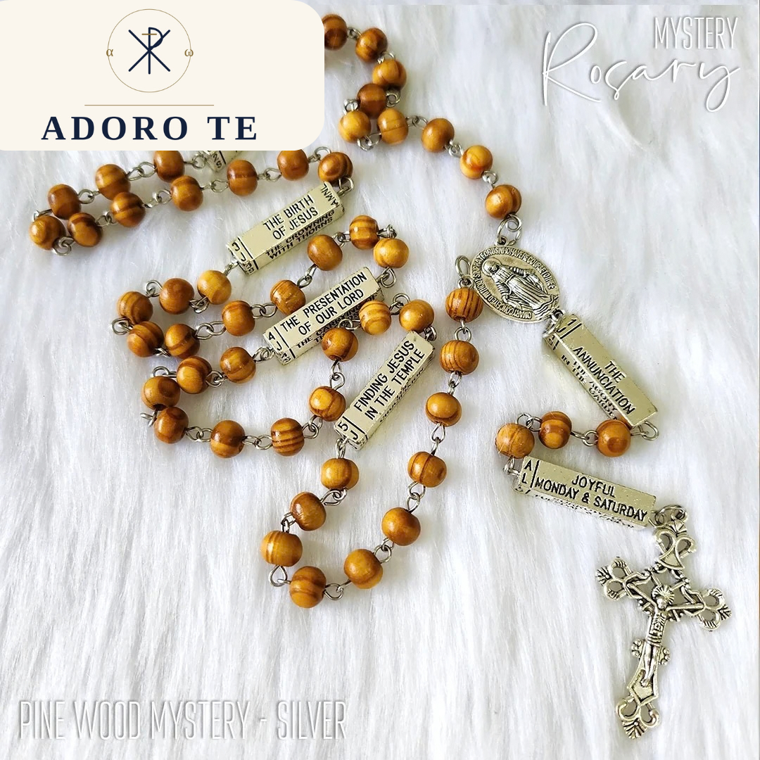 Pine Wood Mystery Rosary