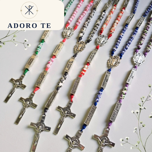 Porcelain Mystery Rosary