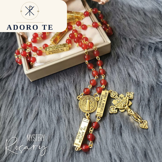 Ruby Stone Mystery Rosary