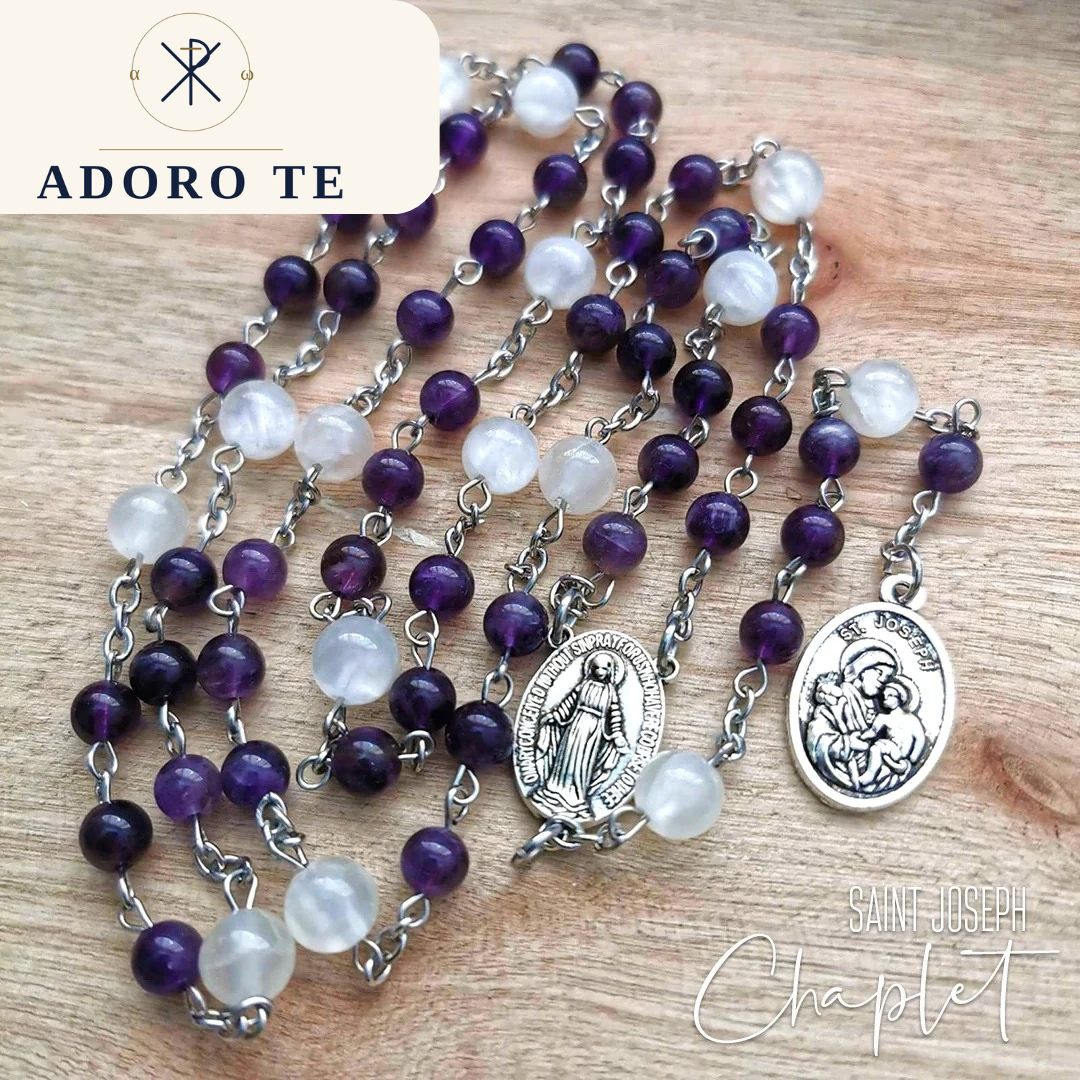 St. Joseph Amethyst Chaplet