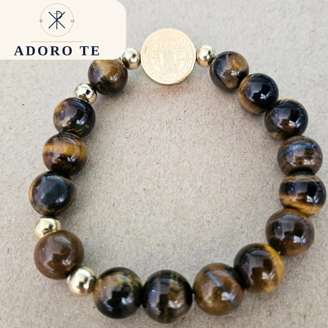 Tiger Eye Stone Stretch Bracelet