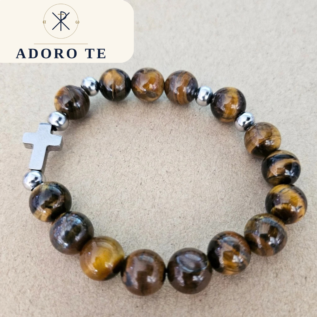 Tiger Eye Stone Stretch Bracelet