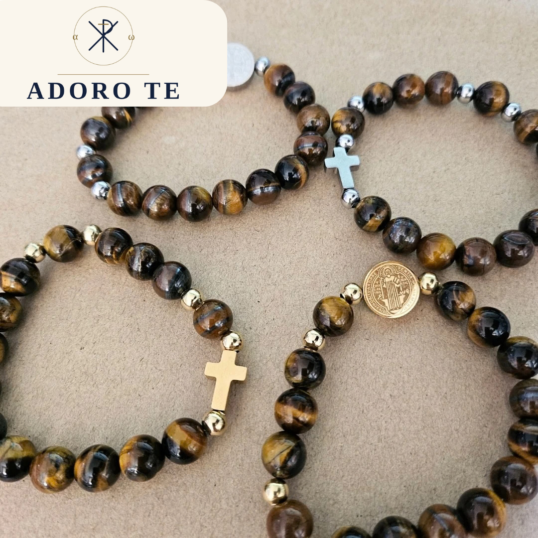 Tiger Eye Stone Stretch Bracelet